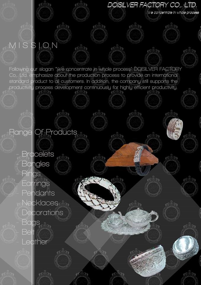 SILVER BY DOI SILVER -เครื่องเงิน เครื่องเงินแท้ เครื่องเงินสวย เครื่องเงินน่าน Sterling Silver 925 by Handicrafts