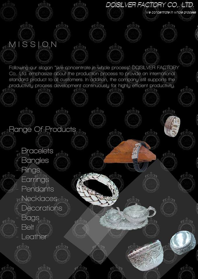 SILVER BY DOI SILVER -เครื่องเงิน เครื่องเงินแท้ เครื่องเงินสวย เครื่องเงินน่าน Sterling Silver 925 by Handicrafts